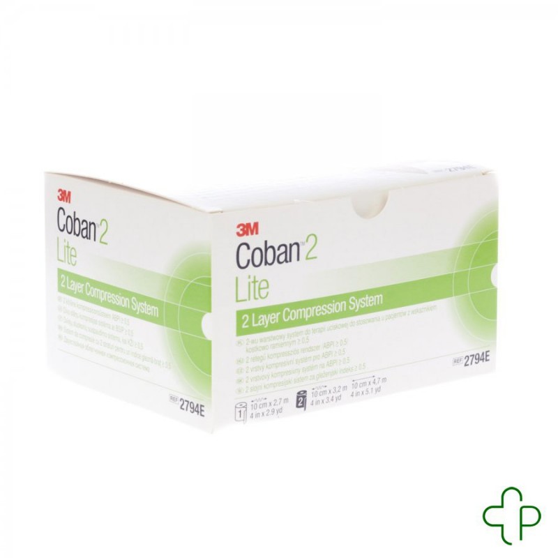 Coban Lite 3m Systeme Compression 2 Couches Roul.2 - Acheter en ligne