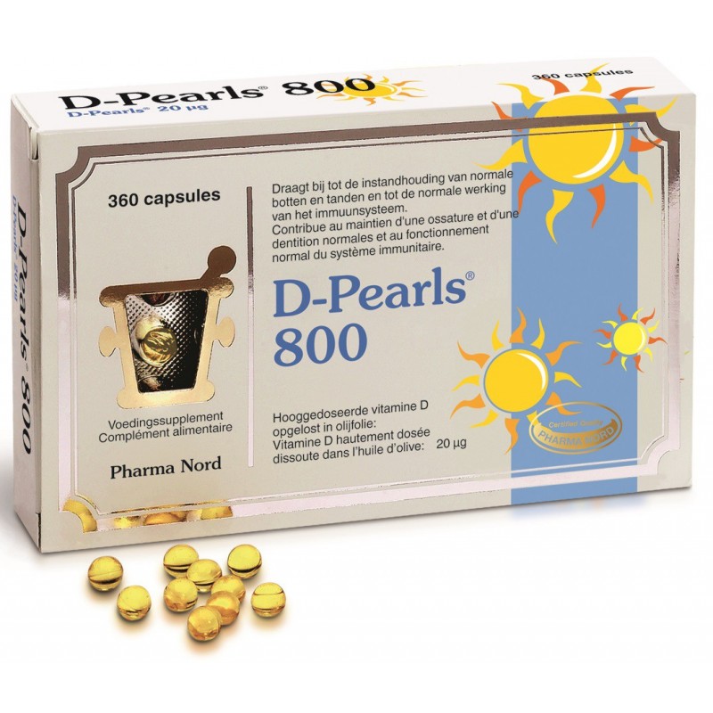 D-Pearls 800 Capsules 360