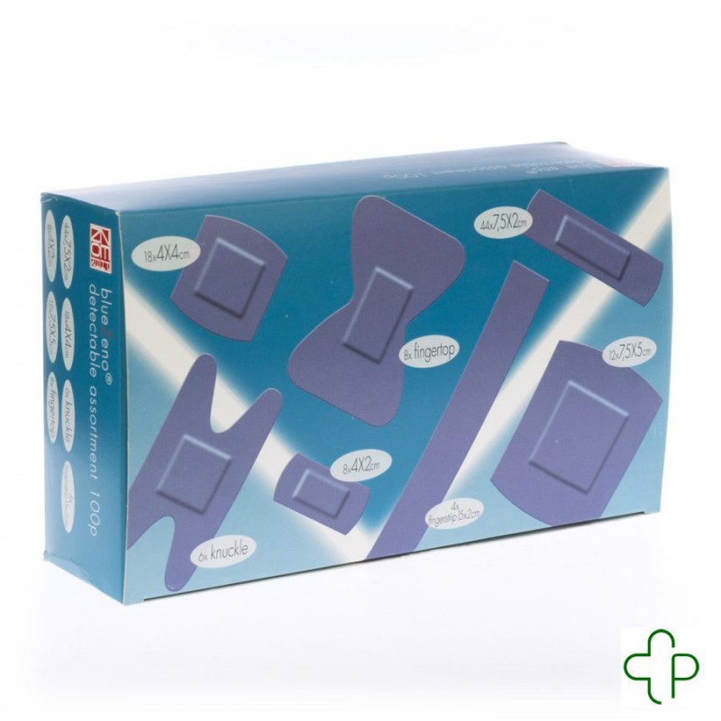 Bluezeno Pansement Detectable Assortment 100 - Acheter en ligne