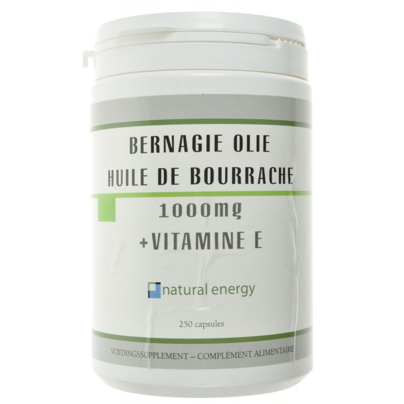 Bernagie Olie Natural Energy Capsules 250