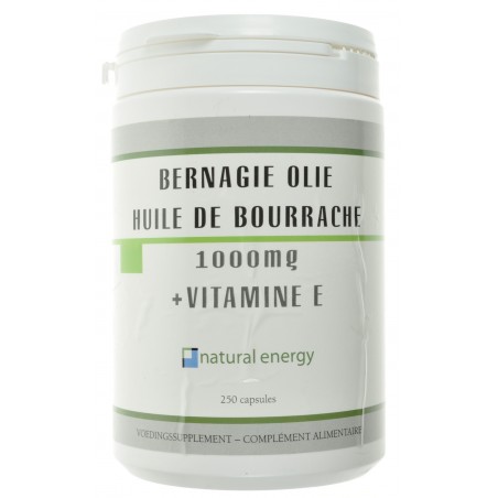Bernagie Olie Natural Energy Capsules 250 Bernagie Olie Natural Energy Capsules 250