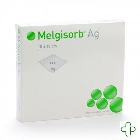 Melgisorb Ag cp Sterile 10x10cm 10 256100