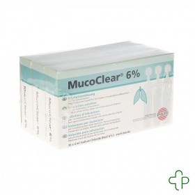 Mucoclear 6% Nacl Amp 60x4ml