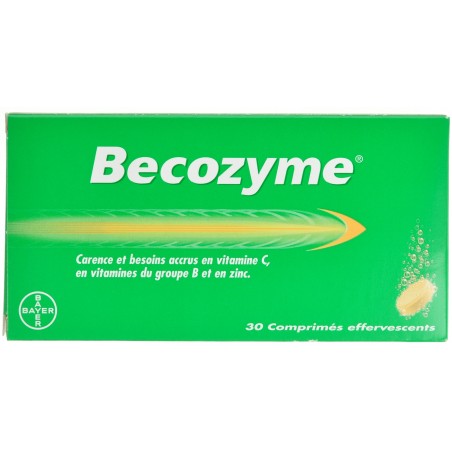 Becozyme comprimés effervescents 30 Becozyme comprimés effervescents 30