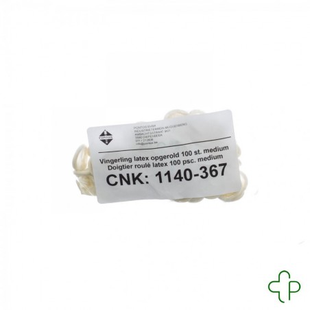 Vingerling Opgerold Latex Medium 100 Pontos Vingerling Opgerold Latex Medium 100 Pontos