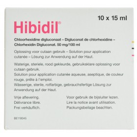 Hibidil solution 10x15ml ud...