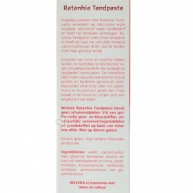 Weleda: Ratanhia Dentifrice Rose 75 ml
