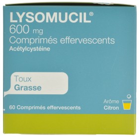 Lysomucil comprimés effervescents 600mg 60