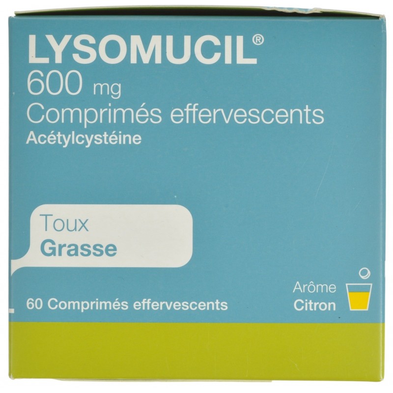 Lysomucil comprimés effervescents 600mg 60