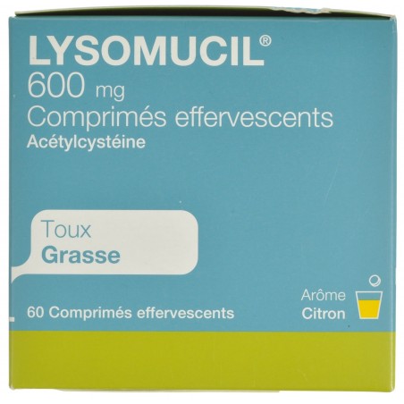 Lysomucil comprimés effervescents 600mg 60 Lysomucil comprimés effervescents 600mg 60