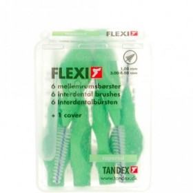 Flexi Brossette Interdentaire Tapered 6 Green