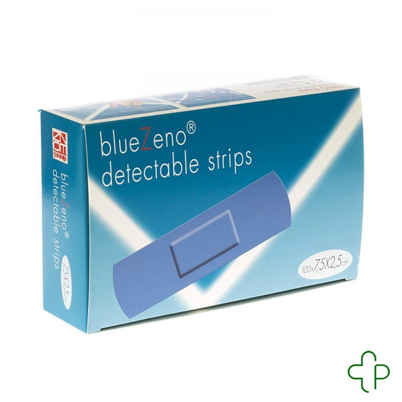 Bluezeno detectable strip 7,5x2,5cm 100