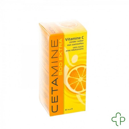 Cetamine 500 extra sans sucre comprimés a sucer 60 Cetamine 500 extra sans sucre comprimés a sucer 60