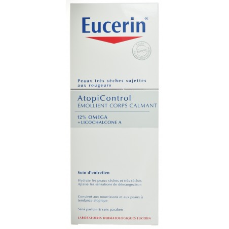 Eucerin atopicontrol emollient corps calmant 400ml Eucerin atopicontrol emollient corps calmant 400ml
