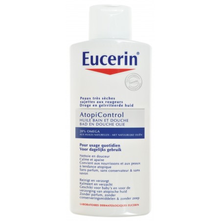 Eucerin Atopicontrol Bad & Douche Olie 400ml Eucerin Atopicontrol Bad & Douche Olie 400ml