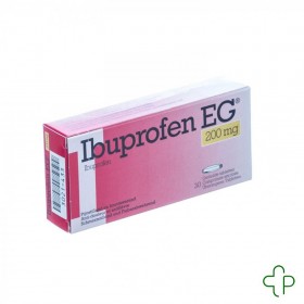 Ibuprofen EG 200mg Omhulde Tabletten 30 X 200mg