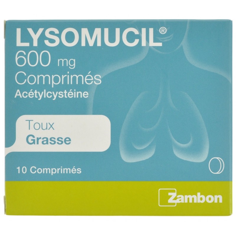 Lysomucil 600 comprimés 10 x 600 mg
