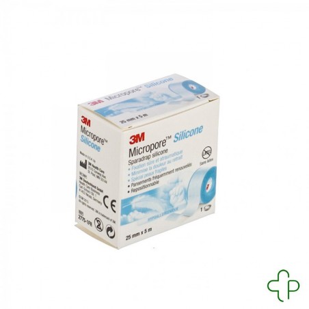 Micropore silicone tape 3m 2,5cmx5,0m 1 27751fr Micropore silicone tape 3m 2,5cmx5,0m 1 27751fr