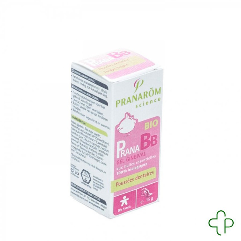 Pranabb bio gel poussees dentaires flacon pompe 15ml
