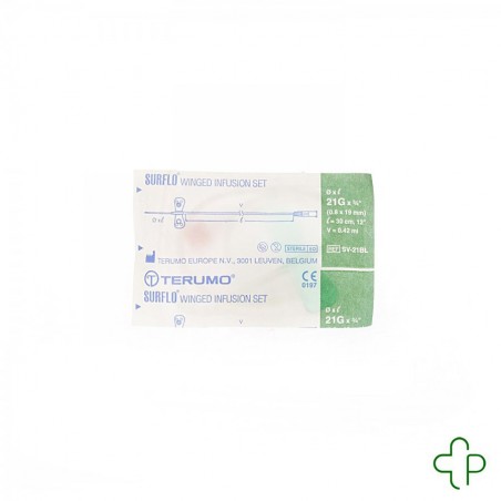 Terumo microperfuseur a ailettes 21g vert 50 Terumo microperfuseur a ailettes 21g vert 50