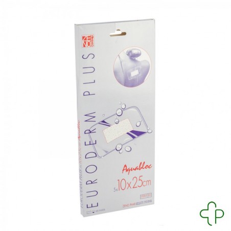 Euroderm plus 10x25cm 5 pansement steril wtp