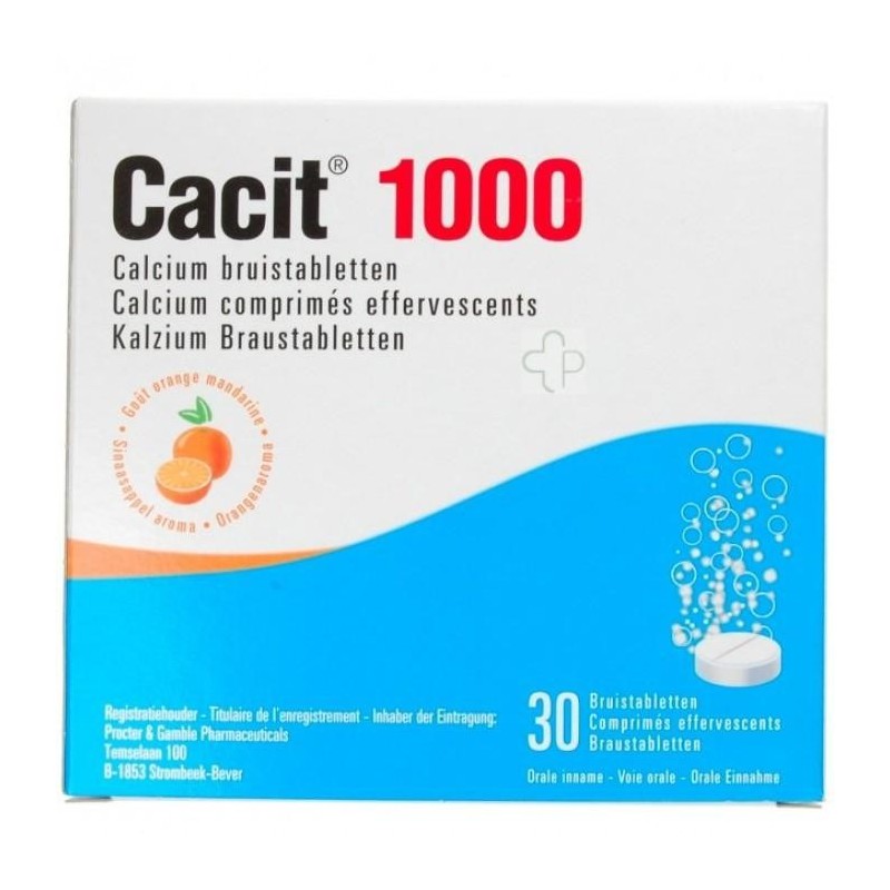 Cacit 1000 30 Comprimes Effervescents
