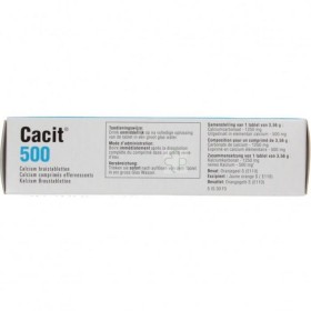 Cacit 500 20 Comprimes Effervescents