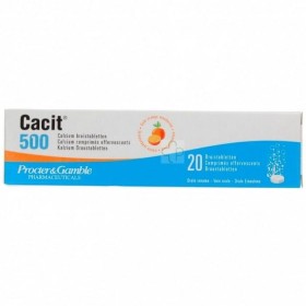 Cacit 500 20 Comprimes Effervescents
