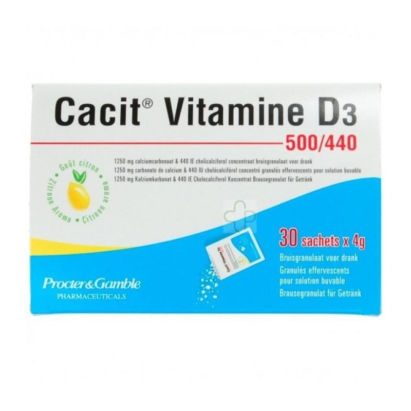 Cacit Vitamine D3 500/440 30 Zakjes