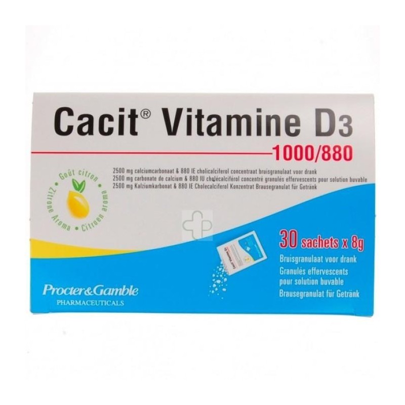 Cacit Vitamine D3 1000/880 30 Zakjes