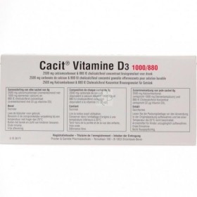 Cacit Vitamine D3 1000/880 30 Zakjes