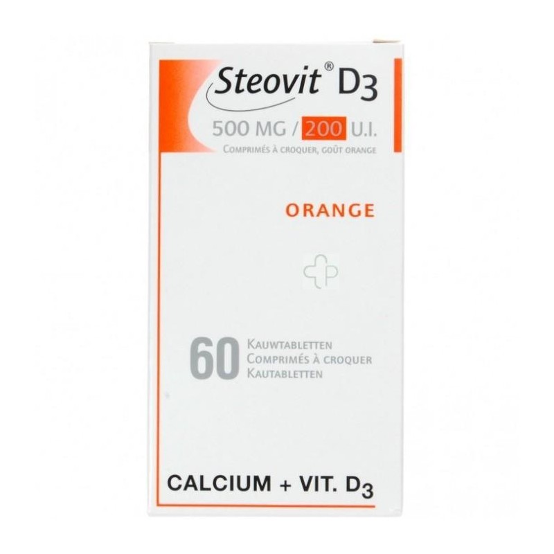 Steovit D3 500 Mg/200 U.i. 60 Comprimes a Croquer