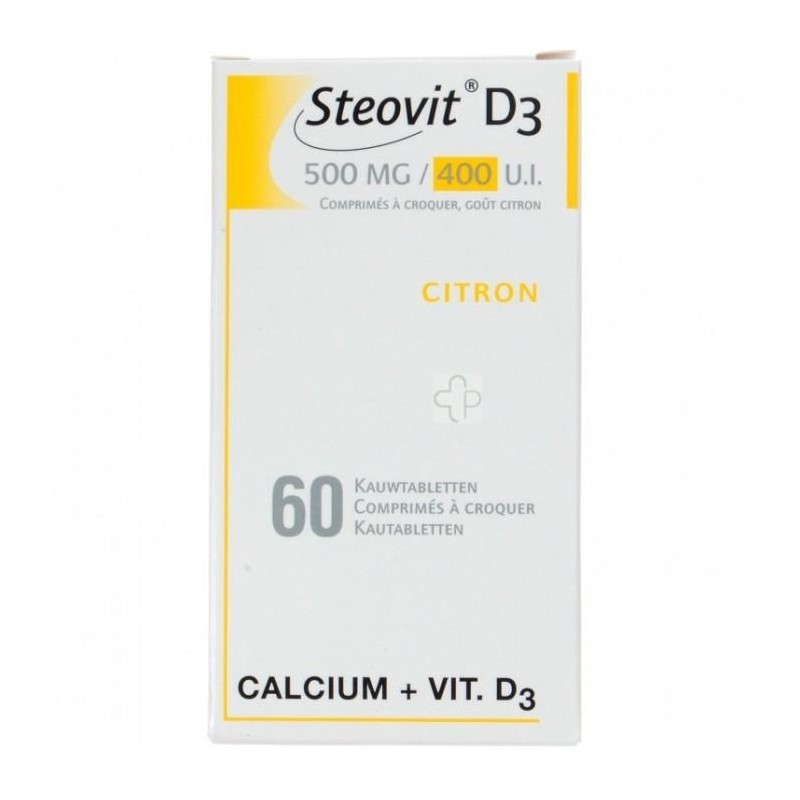 Steovit D3 500 Mg/400 U.i. 60 Comprimes à Croquer