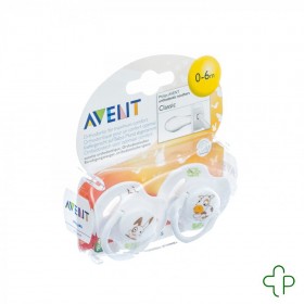 Avent 2 Tétines Naturel 6m+