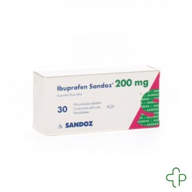 Ibuprofen Sandoz 200mg Tabletten 30X200mg