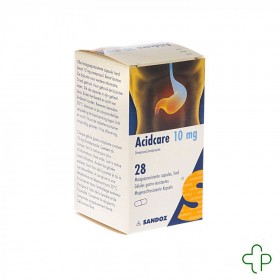 Acidcare 10 mg sandoz capsules 28 x 10 mg