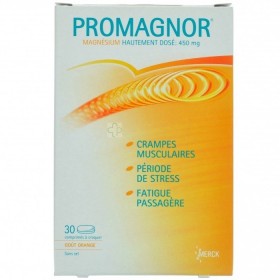Promagnor 30 Tabletten A Croquer Citron Zonder Suiker