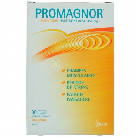 Promagnor 30 Tabletten A Croquer Citron Zonder Suiker