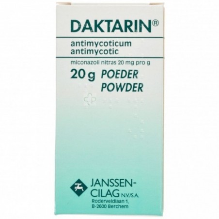 Daktarin Poudre Derm 1 X 20 G 2% - Acheter en ligne Daktarin Poudre Derm 1 X 20 G 2% - Acheter en ligne