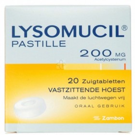 Lysomucil 200 Comprimés a Sucer 20