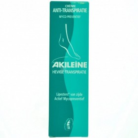 Akileine Groen Voetcreme Anti transpirant Tube 50ml