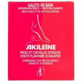 Akileine Rouge Galets de Bain Efferv. 6x20g