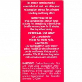 Akileine Rouge Galets de Bain Efferv. 6x20g