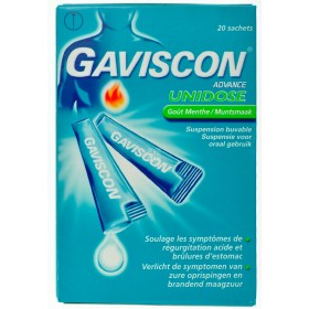 Gaviscon Advance Menthe 20 Unidoses Suspension Buvable