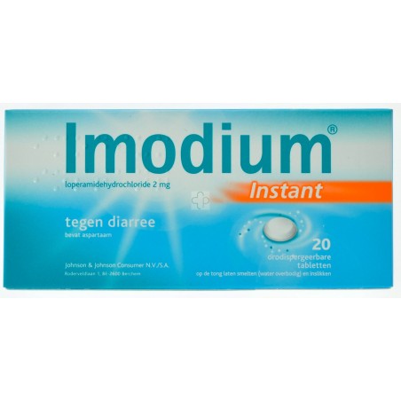 Imodium 20 Comprimés Fondants Instantanés Imodium 20 Comprimés Fondants Instantanés