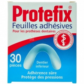 Protefix 30 Feuilles Adhesives Inferieures