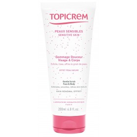 Topicrem gommage visage-corps tube 200ml