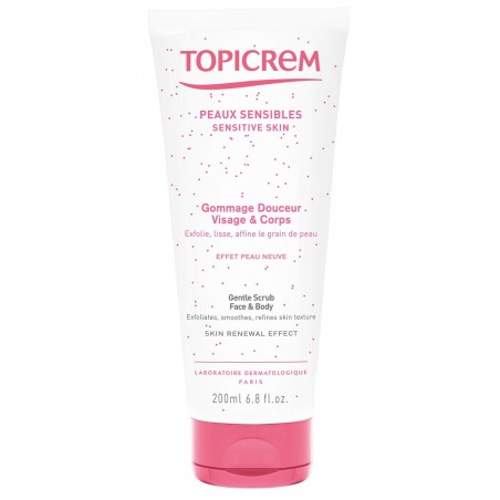 Topicrem gommage visage-corps tube 200ml
