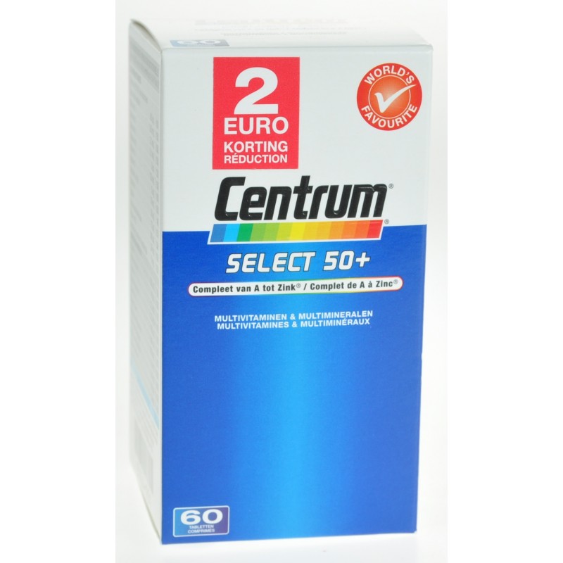 Centrum Select 50 + Advanced P Comprimes 60