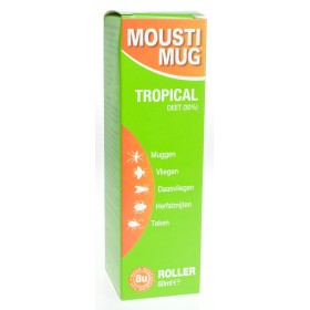 Moustimug Tropical 30% Deet Roller 50ml
